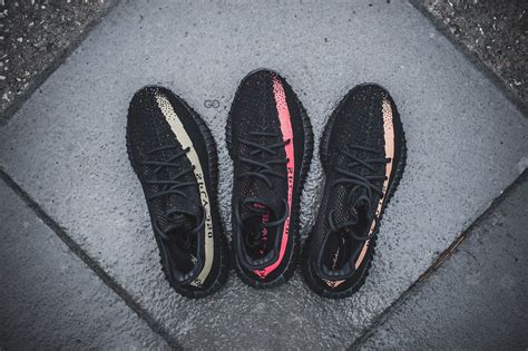 black yeezy red writing